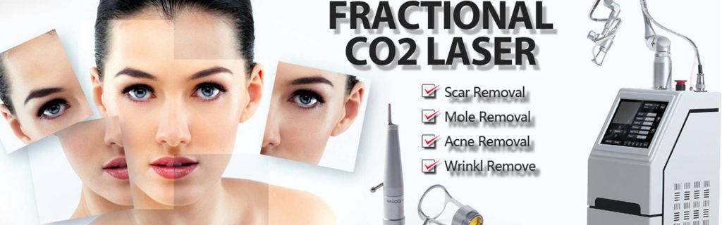 Fractional co2 laser beauty machine